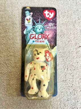 NIB vintage 1999 Ty McDonald's Teenie Beanie Baby “Glory the Bear” still sealed
